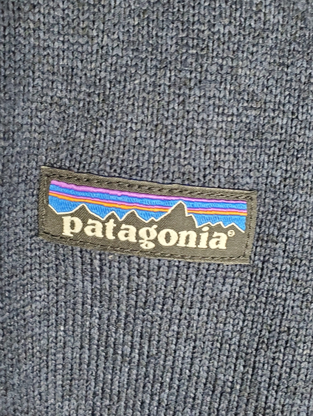 Patagonia Men’s Navy Half-Zip Fleece Pullover Sweater Size XXL - Picture 4 of 15